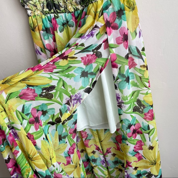 Fun & Flirt / Yellow Floral Maxi Dress - Picture 8 of 9